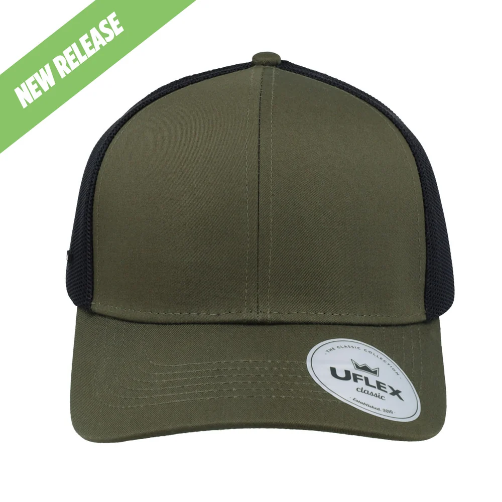 UC25600 UFlex Classic Ultra-lite 6 Panel Trucker Cap