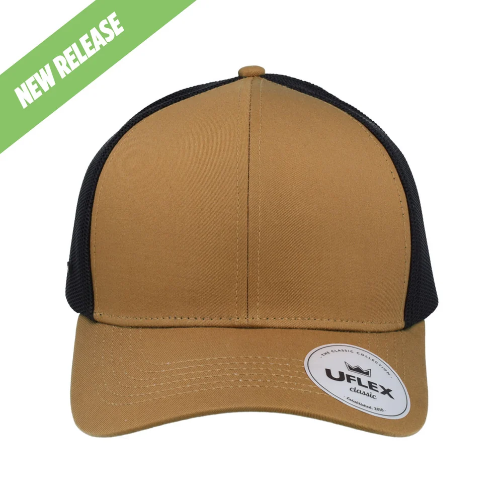 UC25600 UFlex Classic Ultra-lite 6 Panel Trucker Cap