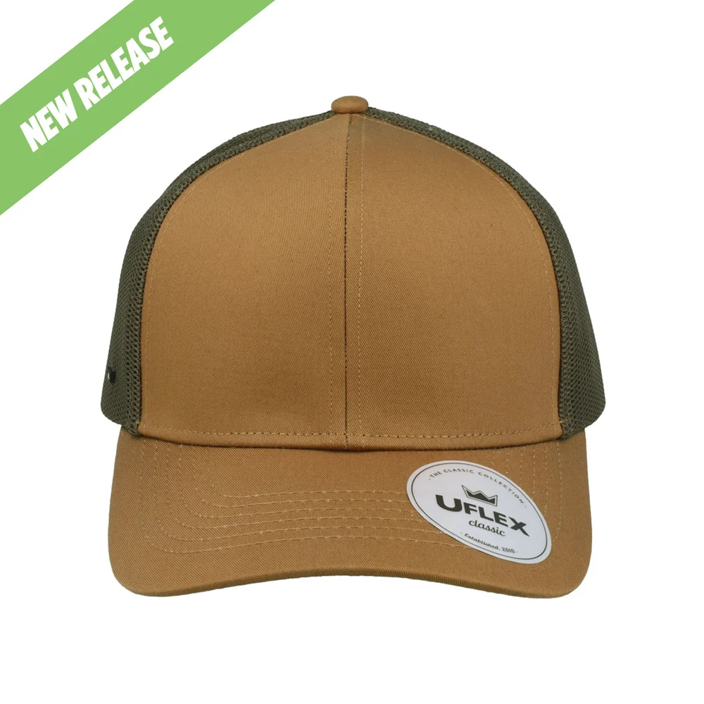 UC25600 UFlex Classic Ultra-lite 6 Panel Trucker Cap