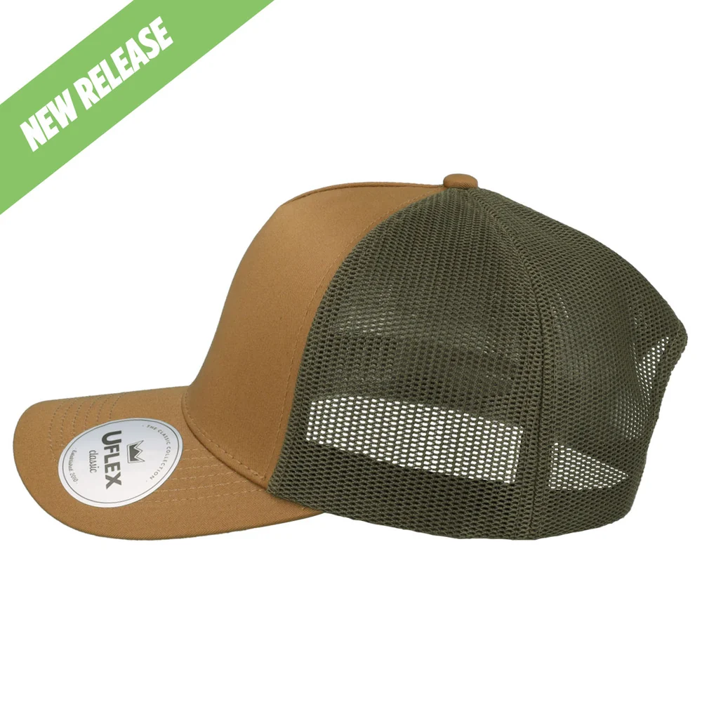 UC25500 UFlex Classic Ultra-lite 5 Panel Trucker Cap