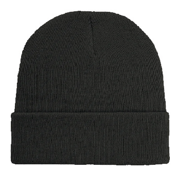 Customized Beanie | Plain Beanie + One Sided Embroidery | Cuffed Recycled Polyester Knitted Beanie