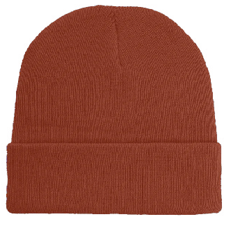 Customized Beanie | Plain Beanie + One Sided Embroidery | Cuffed Recycled Polyester Knitted Beanie